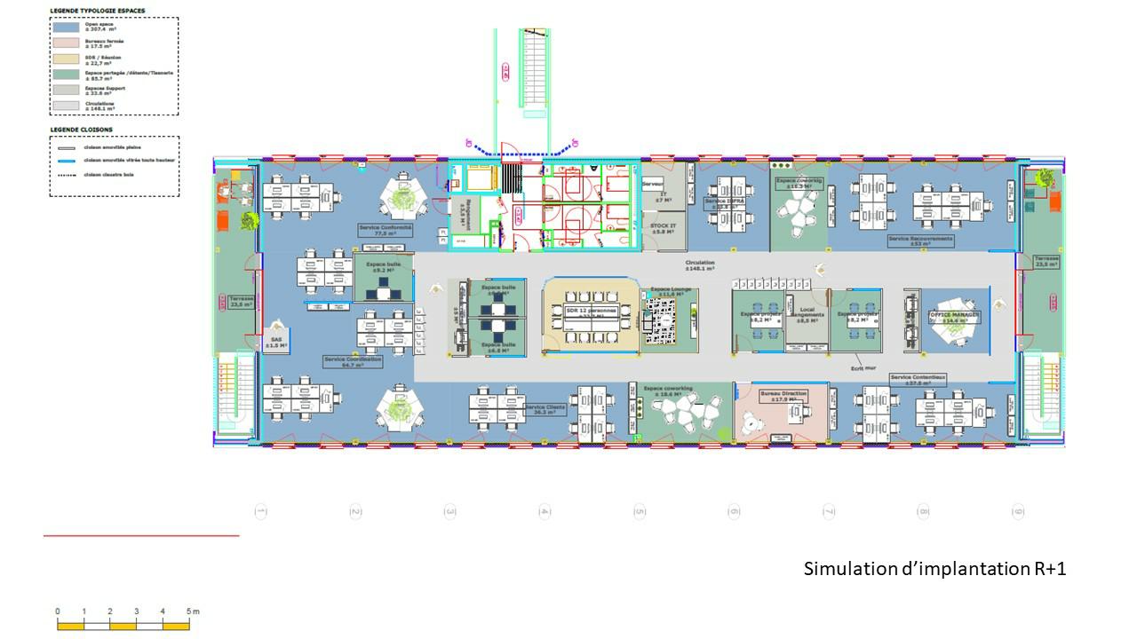 Bureau Mérignac 1515m² Location bureau Mérignac Gironde OLBUR2002364 15